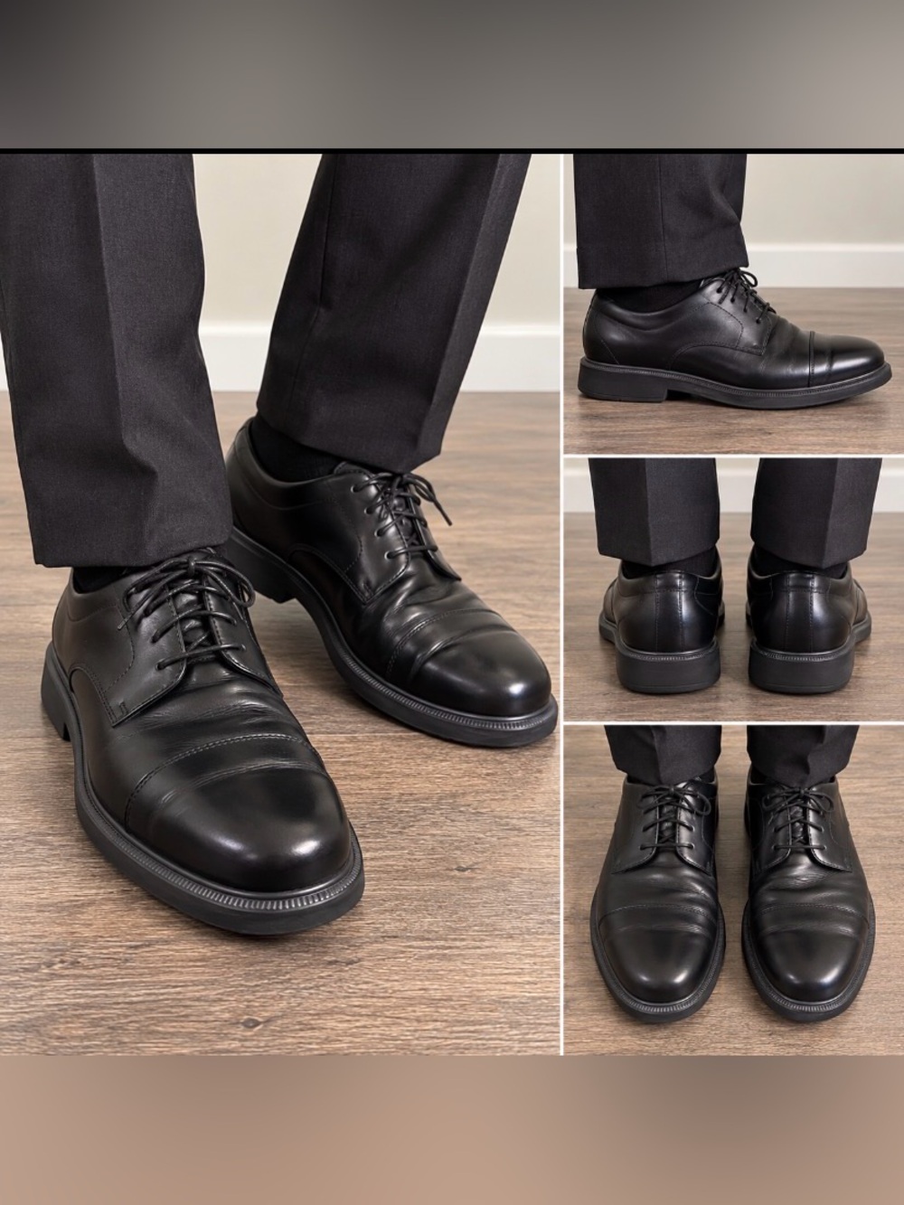 Rockport Dressports Hydro Shield Waterproof Leather Oxfords 9.5W